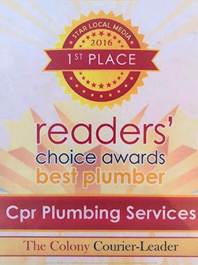 Readers Choice Award For Best Plumber